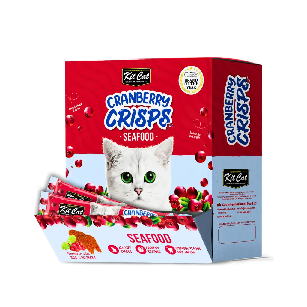 تشویقی چیپسی گربه کیت کت Kit Cat Crisps بسته 3 عددی - تصویر 3